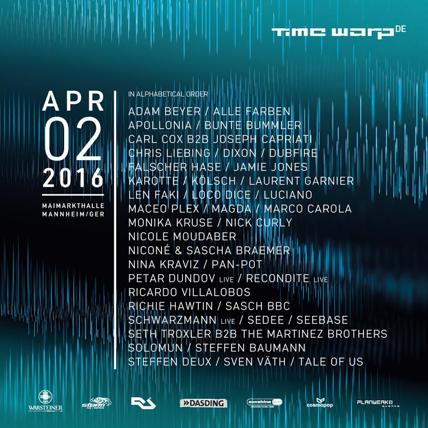 time warp mannheim 2016